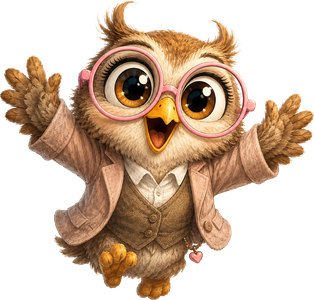 Claude le hibou annonce la nouveauté