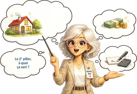 Gisèle et les trois usages du 2e pilier : le logement, le capital, le décompte